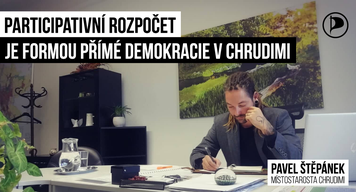 Pavel Štěpánek - Participativní rozpočet je formou přímé demokracie v Chrudimi